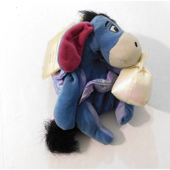 Disney Store Sugar Plum Fairy Eeyore Mini Bean Bag Plush 7" Tags Exclusive - Picture 3 of 7